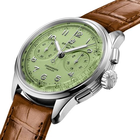 breitling b01 pistachio